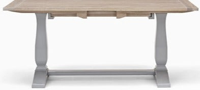 Harrogate 6-10 Seater Dining Table- Fog- No Extension leaves