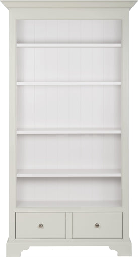 Chichester Full Height Bookcase - Snow