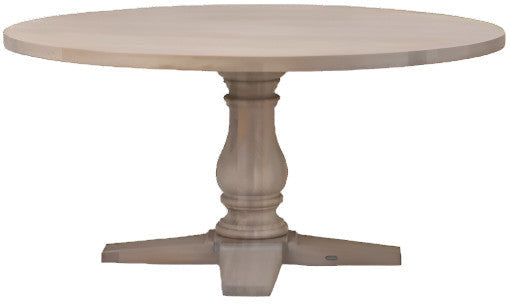 Balmoral 6 Seater Round Dining Table, Seasoned Oak