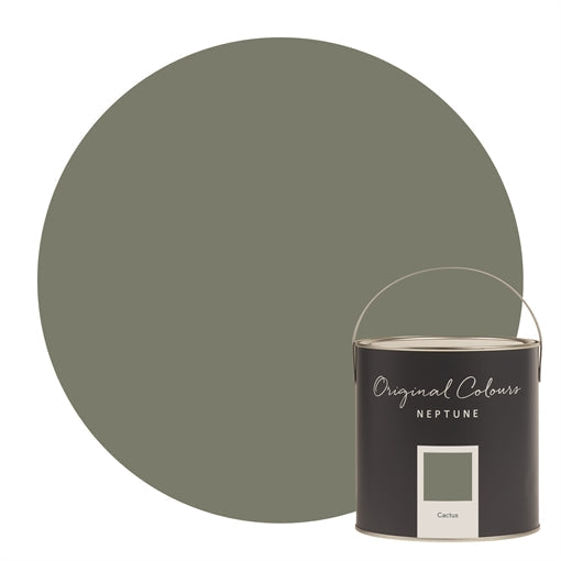 Neptune Eggshell Waterbased Pot 125ml - Cactus