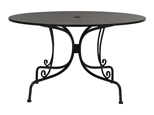Boscombe 6 Seater Table, Black & Granite