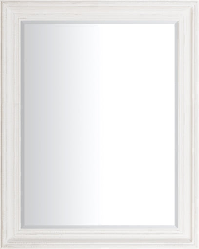 Buckingham 124 Rectangular Mirror - Off White