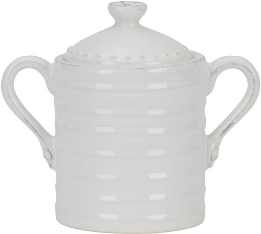 Bowsley Sugar Pot - White