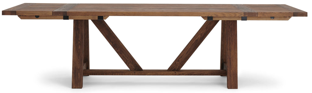 Arundel 6-10 Extending Seater Dining Table, Darkened Oak