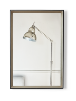 Avington Rectangular Mirror, Medium- No Hanging Batten