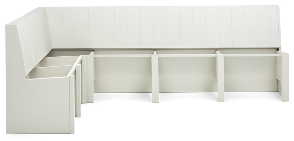 Buckland Bench with Drawers- Lily & Oak- 235cm x 145cm