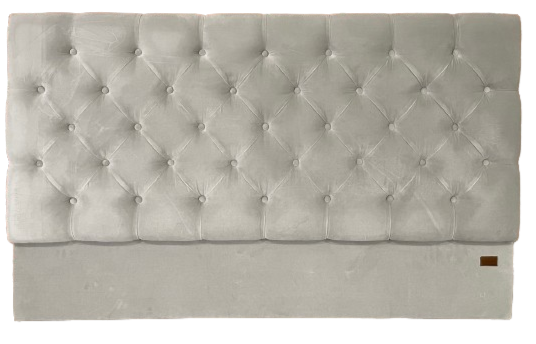 Charlotte Headboard Double - Isla Ermine
