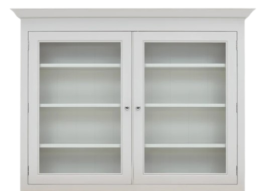Chichester 5ft Glazed Rack Dresser- Top ONLY- Shingle