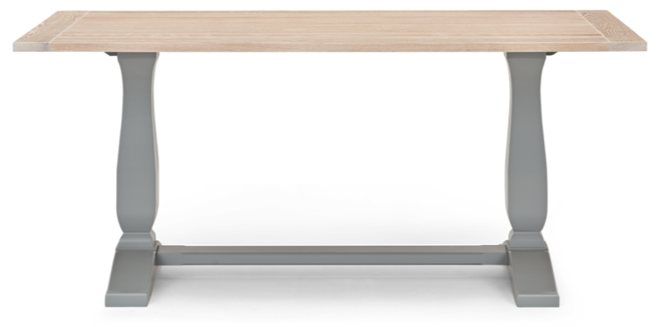 Harrogate 6 Seater Dining Table- Fog