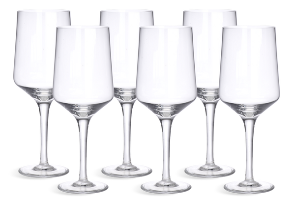 Hoxton White Wine Glass - Set of 6- Thin Glass