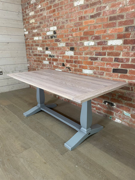 Harrogate 6 Seater Dining Table- Fog