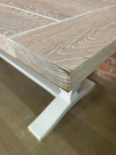 Harrogate 6 Seater Dining Table- Silver Birch