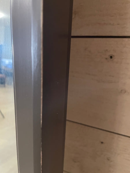 Chichester 154 Rectangular Mirror- Walnut- No Hanging Batten