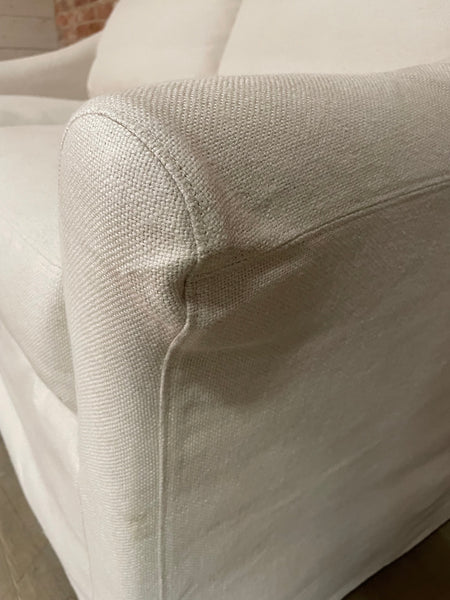 Long Island Medium Sofa - Hugo Pale Oat - Pale Oak Legs Set
