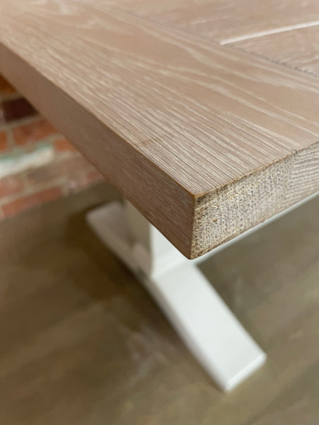 Harrogate 6 Seater Dining Table- Silver Birch