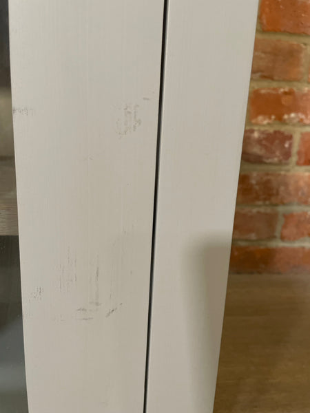 Suffolk 450 Tall 1 Door Glazed Wall Cabinet - Left-Driftwood