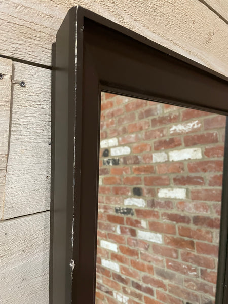 Chichester 154 Rectangular Mirror- Walnut- No Hanging Batten