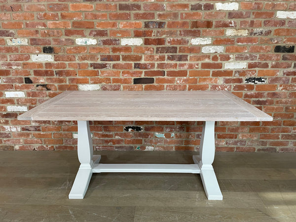 Harrogate 6 Seater Dining Table- Silver Birch
