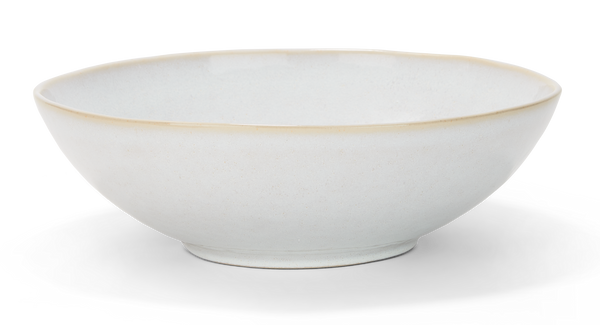 Clovelly Salad Bowl - Reactive White