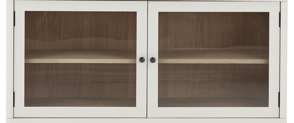 Farlow Glazed 2 Door Base Cabinet - Silver Birch