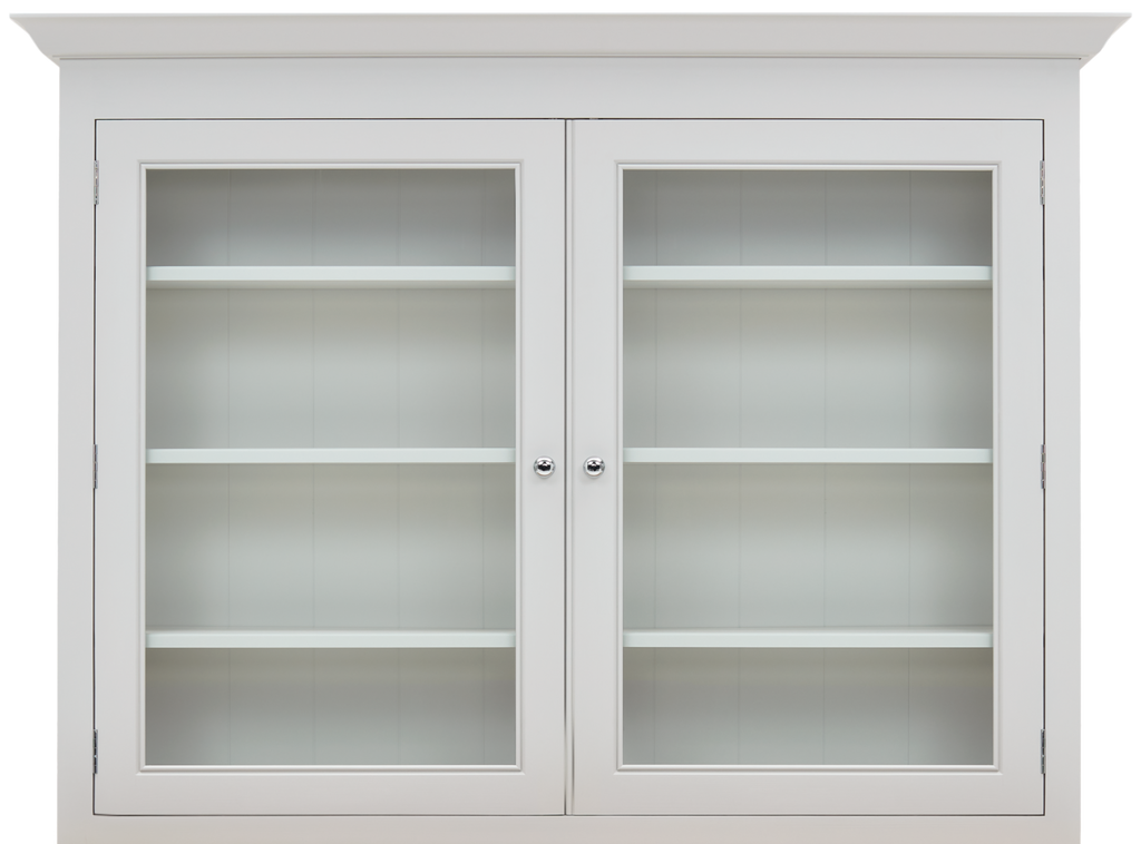 Chichester 5ft Glazed Rack Dresser Top - Shingle