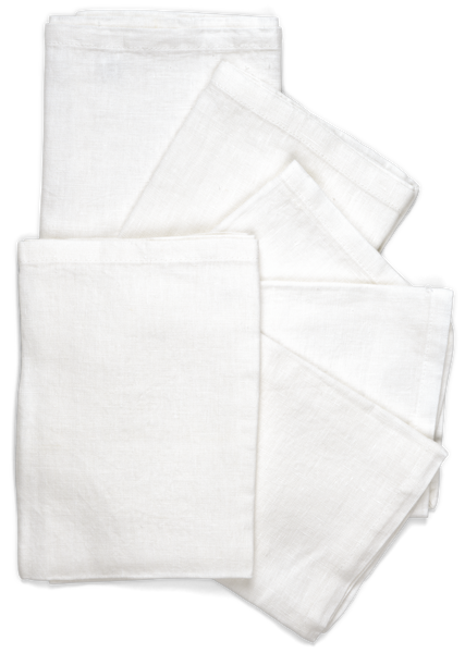Emily Linen Napkins - Salt - Set of 6