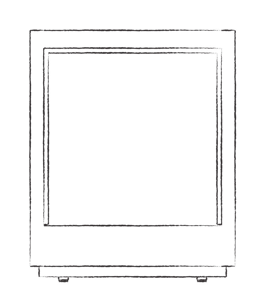 Henley 690 Under-Counter Oven Base Cabinet - Snow