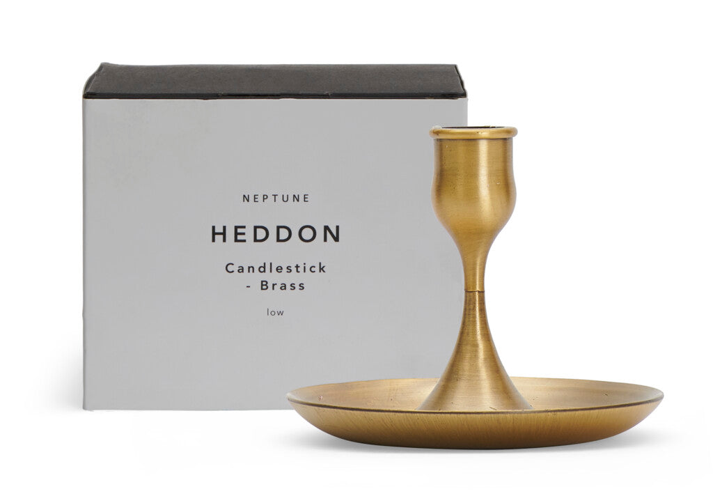Heddon Candlestick,  Brass - Small
