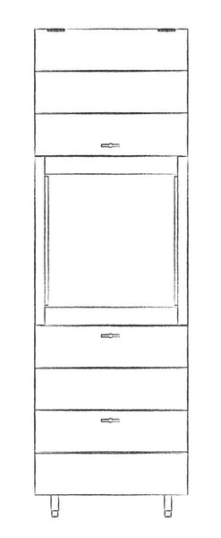 Limehouse 690 Full Height Single Appliance Cabinet