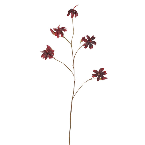 Lily Spray - Burgundy