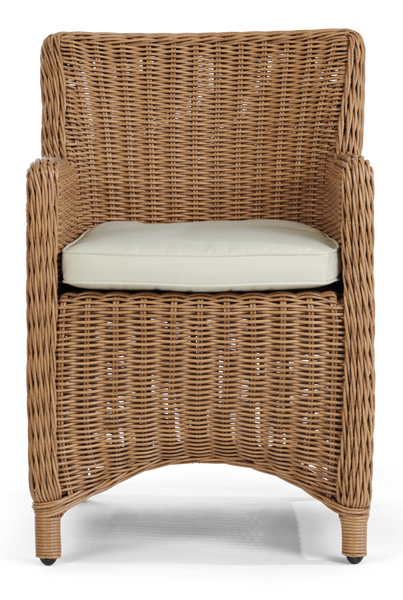 Stanway Carver Chair with Natural Cushion - Honey
