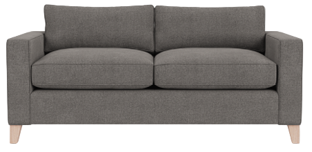 Shoreditch Sofa Small - Elliot Granite - Vintage Oak Legs