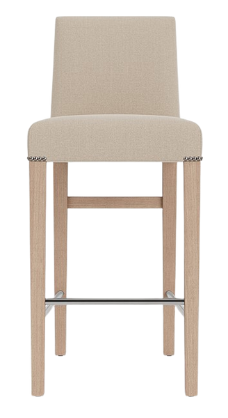 Shoreditch High Back Bar Stool - Linara Natural - Pale Oak
