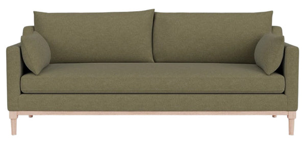 Eliza Sofa Grand - Signature Linen Moss - Natural Oak Legs