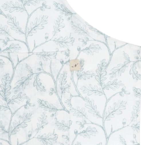 Francesca Kitchen Apron - Flax Blue