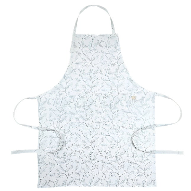 Francesca Kitchen Apron - Flax Blue