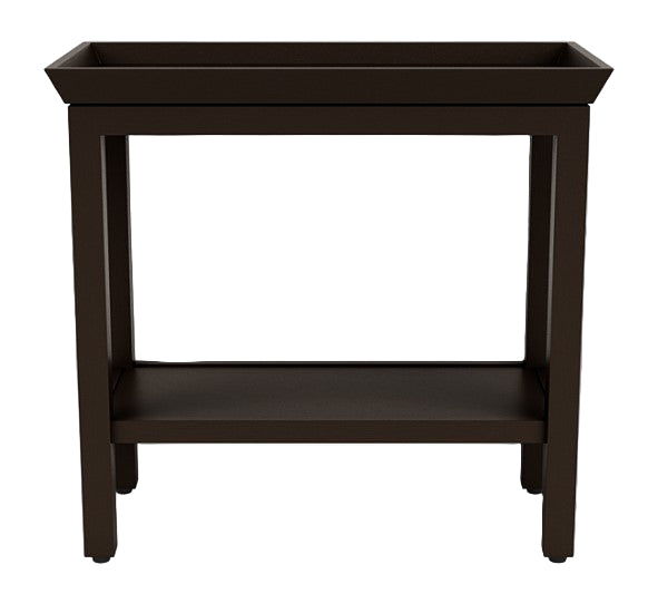 Aldwych 56 Rectangular Side Table - Walnut
