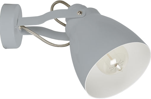 Byron Wall Light Enamel - Grey