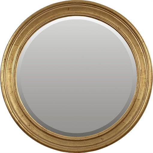 Fleming 64 Round Mirror - Gilt Gold