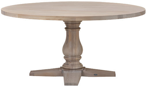 Balmoral 6 Seater Round Dining Table, Seasoned Oak