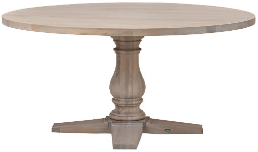 Balmoral 6 Seater Round Dining Table, Seasoned Oak