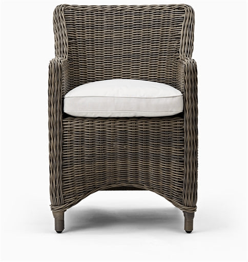 Stanway Carver Chair with Natural Cushion - Reed