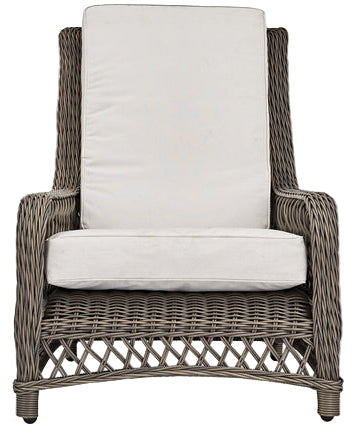 Harrington Relaxed Armchair with Natural Cushions - Reed