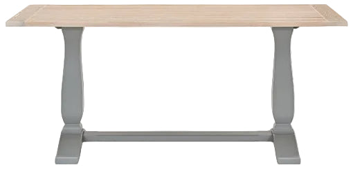 Harrogate 6 Seater Dining Table- Fog
