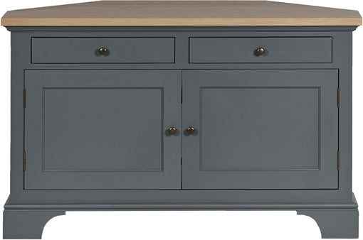 Henley 4ft Corner AV Cabinet - Smoke