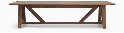 Arundel 10 Seater Dining Table, Darkened Oak