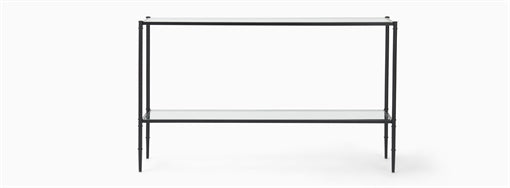 Coniston 120 Rectangular Console Table -  Black Bronze