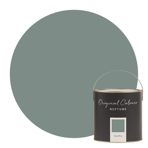 Neptune Eggshell Waterbased Pot 125ml - Aqua Blue