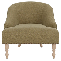 Audrey Chair - HARRIS TWEED Lichen - Vintage Oak