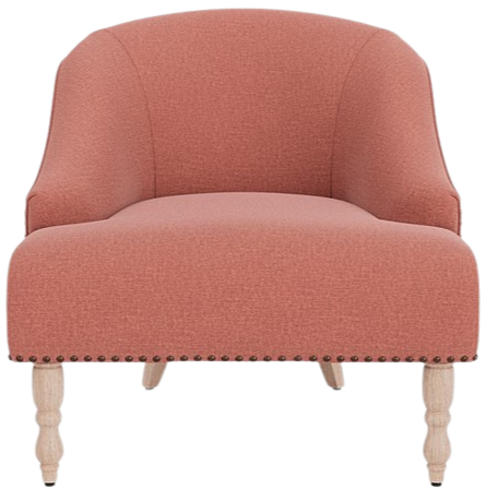 Audrey Chair - Linara Rhubarb - Vintage Oak